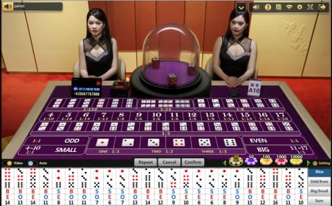 Big Gaming sic bo live